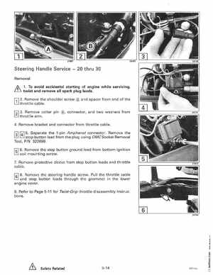 1996 Johnson Evinrude "ED" 9.9 thru 30 2-Cylinder Service Manual, P/N 507122, Page 204