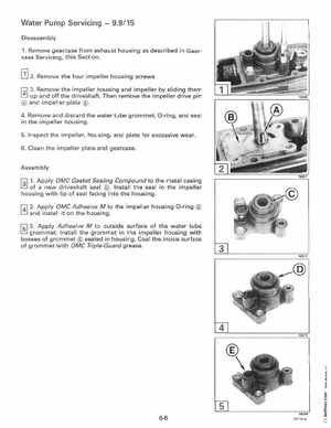 1996 Johnson Evinrude "ED" 9.9 thru 30 2-Cylinder Service Manual, P/N 507122, Page 222