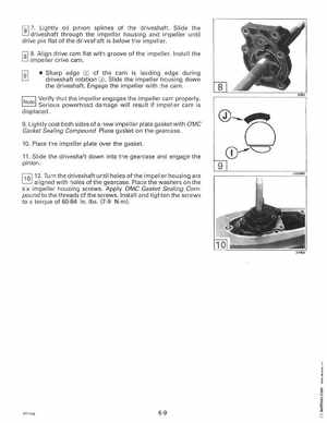 1996 Johnson Evinrude "ED" 9.9 thru 30 2-Cylinder Service Manual, P/N 507122, Page 225
