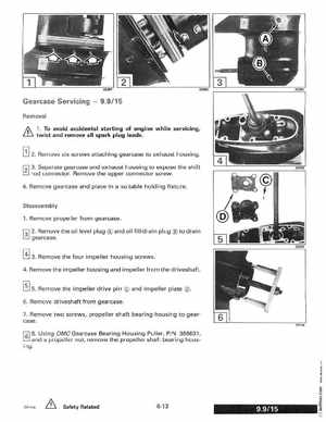 1996 Johnson Evinrude "ED" 9.9 thru 30 2-Cylinder Service Manual, P/N 507122, Page 229