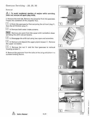 1996 Johnson Evinrude "ED" 9.9 thru 30 2-Cylinder Service Manual, P/N 507122, Page 240