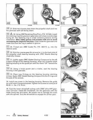 1996 Johnson Evinrude "ED" 9.9 thru 30 2-Cylinder Service Manual, P/N 507122, Page 249
