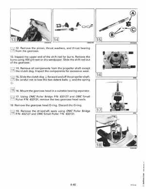 1996 Johnson Evinrude "ED" 9.9 thru 30 2-Cylinder Service Manual, P/N 507122, Page 256
