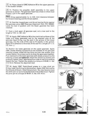 1996 Johnson Evinrude "ED" 9.9 thru 30 2-Cylinder Service Manual, P/N 507122, Page 261
