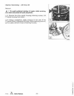 1996 Johnson Evinrude "ED" 9.9 thru 30 2-Cylinder Service Manual, P/N 507122, Page 285