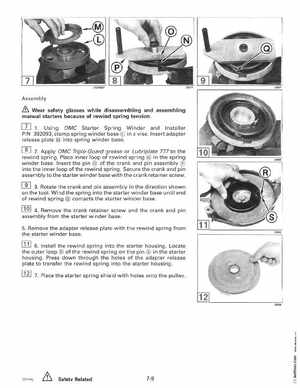 1996 Johnson Evinrude "ED" 9.9 thru 30 2-Cylinder Service Manual, P/N 507122, Page 287