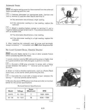 1996 Johnson Evinrude "ED" 9.9 thru 30 2-Cylinder Service Manual, P/N 507122, Page 305