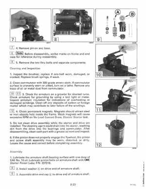 1996 Johnson Evinrude "ED" 9.9 thru 30 2-Cylinder Service Manual, P/N 507122, Page 309
