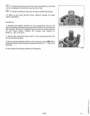 1996 Johnson Evinrude "ED" 9.9 thru 30 2-Cylinder Service Manual, P/N 507122, Page 311