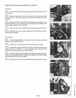 1996 Johnson Evinrude "ED" 9.9 thru 30 2-Cylinder Service Manual, P/N 507122, Page 319