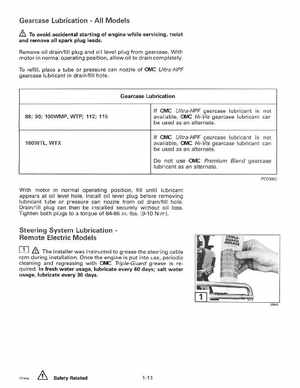 1996 Johnson Evinrude "ED" 90 CV 88 thru 115 Service Manual, P/N 507126, Page 17