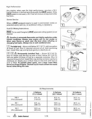1996 Johnson Evinrude "ED" 90 CV 88 thru 115 Service Manual, P/N 507126, Page 21