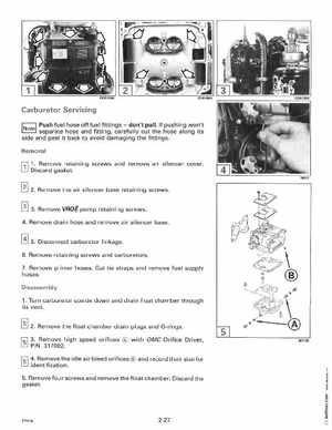 1996 Johnson Evinrude "ED" 90 CV 88 thru 115 Service Manual, P/N 507126, Page 77