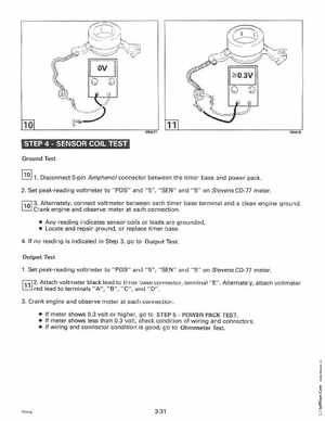 1996 Johnson Evinrude "ED" 90 CV 88 thru 115 Service Manual, P/N 507126, Page 119