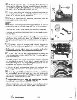 1996 Johnson Evinrude "ED" 90 CV 88 thru 115 Service Manual, P/N 507126, Page 142