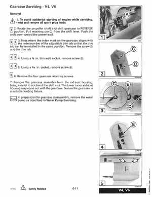 1996 Johnson Evinrude "ED" 90 CV 88 thru 115 Service Manual, P/N 507126, Page 191