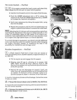 1996 Johnson Evinrude "ED" 90 CV 88 thru 115 Service Manual, P/N 507126, Page 263