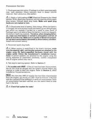 1996 Johnson Evinrude "ED" 90 LV 125C, 130, 200, 225, 250 Service Manual, P/N 507128, Page 37