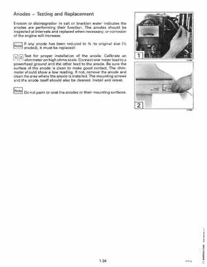 1996 Johnson Evinrude "ED" 90 LV 125C, 130, 200, 225, 250 Service Manual, P/N 507128, Page 40