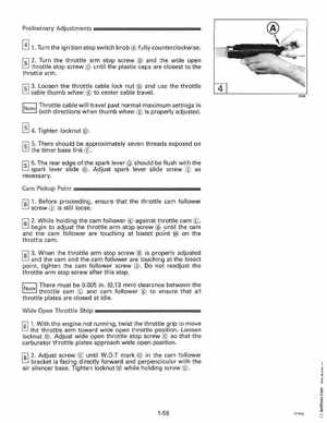 1996 Johnson Evinrude "ED" 90 LV 125C, 130, 200, 225, 250 Service Manual, P/N 507128, Page 64
