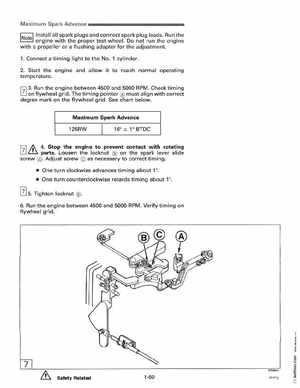 1996 Johnson Evinrude "ED" 90 LV 125C, 130, 200, 225, 250 Service Manual, P/N 507128, Page 66