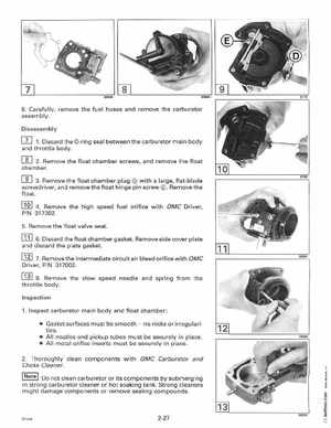 1996 Johnson Evinrude "ED" 90 LV 125C, 130, 200, 225, 250 Service Manual, P/N 507128, Page 103