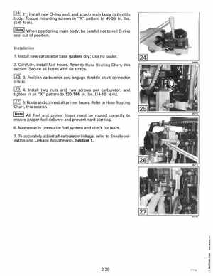 1996 Johnson Evinrude "ED" 90 LV 125C, 130, 200, 225, 250 Service Manual, P/N 507128, Page 106