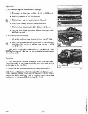 1996 Johnson Evinrude "ED" 90 LV 125C, 130, 200, 225, 250 Service Manual, P/N 507128, Page 109