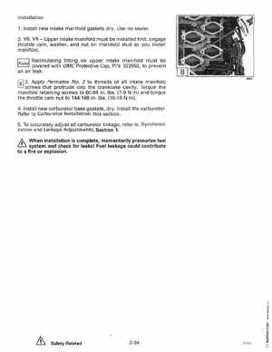 1996 Johnson Evinrude "ED" 90 LV 125C, 130, 200, 225, 250 Service Manual, P/N 507128, Page 110