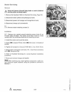 1996 Johnson Evinrude "ED" 90 LV 125C, 130, 200, 225, 250 Service Manual, P/N 507128, Page 142