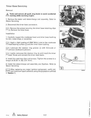 1996 Johnson Evinrude "ED" 90 LV 125C, 130, 200, 225, 250 Service Manual, P/N 507128, Page 143