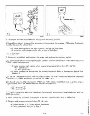 1996 Johnson Evinrude "ED" 90 LV 125C, 130, 200, 225, 250 Service Manual, P/N 507128, Page 148