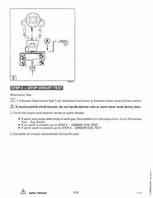 1996 Johnson Evinrude "ED" 90 LV 125C, 130, 200, 225, 250 Service Manual, P/N 507128, Page 152