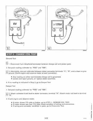1996 Johnson Evinrude "ED" 90 LV 125C, 130, 200, 225, 250 Service Manual, P/N 507128, Page 154