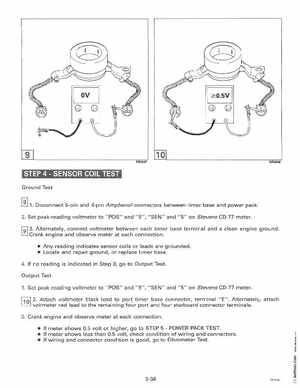 1996 Johnson Evinrude "ED" 90 LV 125C, 130, 200, 225, 250 Service Manual, P/N 507128, Page 156
