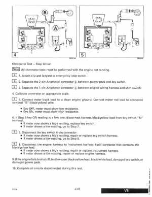 1996 Johnson Evinrude "ED" 90 LV 125C, 130, 200, 225, 250 Service Manual, P/N 507128, Page 163