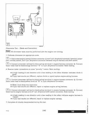 1996 Johnson Evinrude "ED" 90 LV 125C, 130, 200, 225, 250 Service Manual, P/N 507128, Page 165