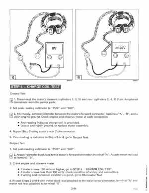 1996 Johnson Evinrude "ED" 90 LV 125C, 130, 200, 225, 250 Service Manual, P/N 507128, Page 166