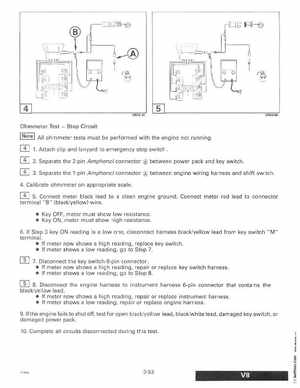 1996 Johnson Evinrude "ED" 90 LV 125C, 130, 200, 225, 250 Service Manual, P/N 507128, Page 175