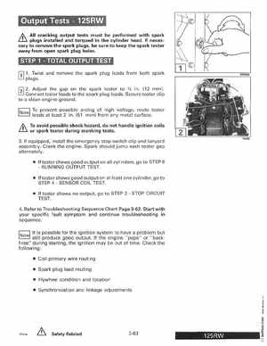 1996 Johnson Evinrude "ED" 90 LV 125C, 130, 200, 225, 250 Service Manual, P/N 507128, Page 185