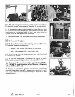 1996 Johnson Evinrude "ED" 90 LV 125C, 130, 200, 225, 250 Service Manual, P/N 507128, Page 203
