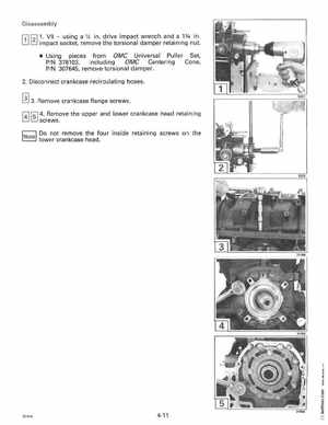 1996 Johnson Evinrude "ED" 90 LV 125C, 130, 200, 225, 250 Service Manual, P/N 507128, Page 204