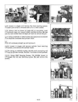 1996 Johnson Evinrude "ED" 90 LV 125C, 130, 200, 225, 250 Service Manual, P/N 507128, Page 205