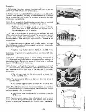 1996 Johnson Evinrude "ED" 90 LV 125C, 130, 200, 225, 250 Service Manual, P/N 507128, Page 209