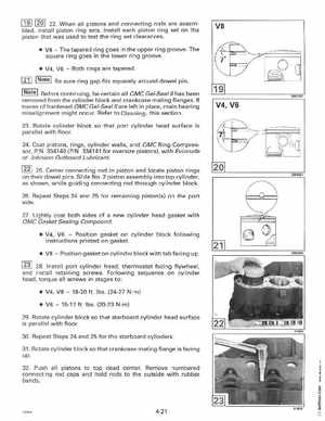 1996 Johnson Evinrude "ED" 90 LV 125C, 130, 200, 225, 250 Service Manual, P/N 507128, Page 214