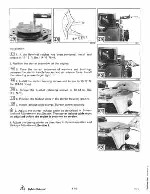 1996 Johnson Evinrude "ED" 90 LV 125C, 130, 200, 225, 250 Service Manual, P/N 507128, Page 233