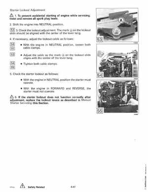 1996 Johnson Evinrude "ED" 90 LV 125C, 130, 200, 225, 250 Service Manual, P/N 507128, Page 234