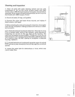 1996 Johnson Evinrude "ED" 90 LV 125C, 130, 200, 225, 250 Service Manual, P/N 507128, Page 252