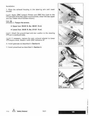 1996 Johnson Evinrude "ED" 90 LV 125C, 130, 200, 225, 250 Service Manual, P/N 507128, Page 269