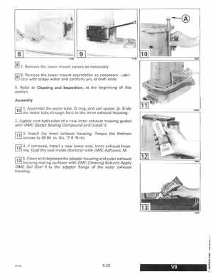 1996 Johnson Evinrude "ED" 90 LV 125C, 130, 200, 225, 250 Service Manual, P/N 507128, Page 271